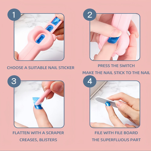Set De Juguetes Adhesivos Para Máquinas De Uñas Diy