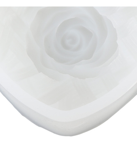 Vela Aromática De Rosa En Forma De Corazón, Patrón De Silico