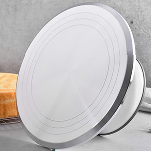 Soporte Giratorio Para Pasteles, Bordes Redondeados Plato