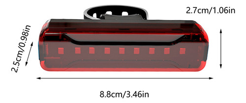 Luces Traseras Para Bicicleta En V, Luces Traseras Nocturnas