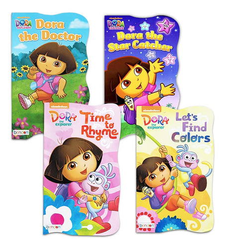 Nickelodeon Dora The Explorer Baby Board Books - Juego De C.