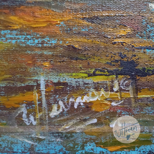 Imagem 3 de 4 de Óleo Sobre Tela Naufrágio 70cm X 50cm Pintado A Mão