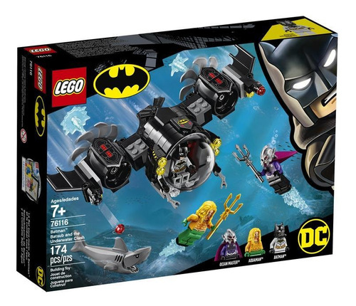 Todobloques Lego Dc Batman 76116 El Choque Submarino