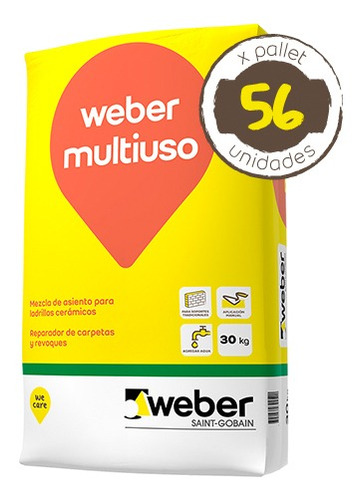 Weber Multiuso 30 Kg Gris