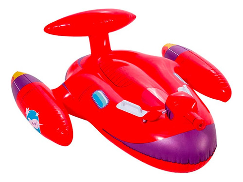 Flotador Inflable Nave Espacial Acuática Roja Bestway 41100