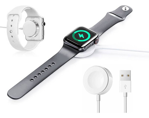 Cable Cargador Magnético Iwatch 1 Metro Blanco