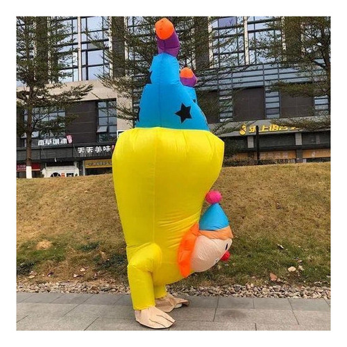 Fantasia De Cosplay De Palhaço De Mão Inflável
