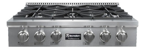 Parrilla Tecnolam Profesional Grt366 Gas 36 Acero Inox. Color Acero inoxidable