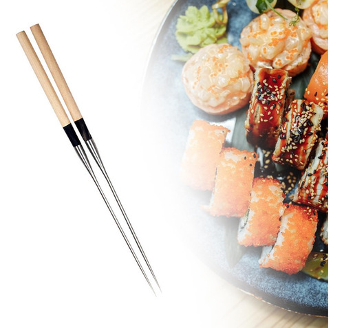 Sushi Japonês Pauzinhos Cozinha Pauzinhos Salmão 21cm