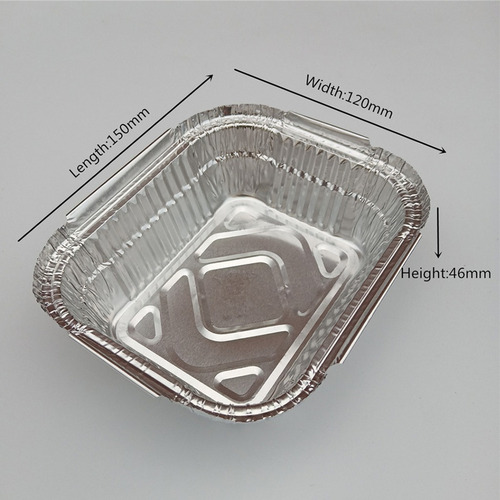 Envases Desechables En Envase De Hojas De Aluminio De 410 Ml