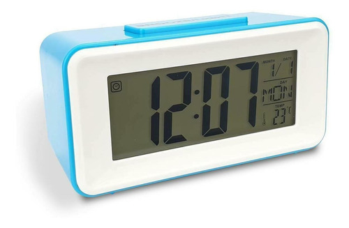 Relógio Digital Despertador Mesa Cabeceira Data Temperatura