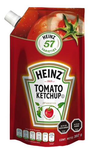 Pack Mayonesa Kraft 850g+ketchup Heinz 397g+most. Heinz 350g