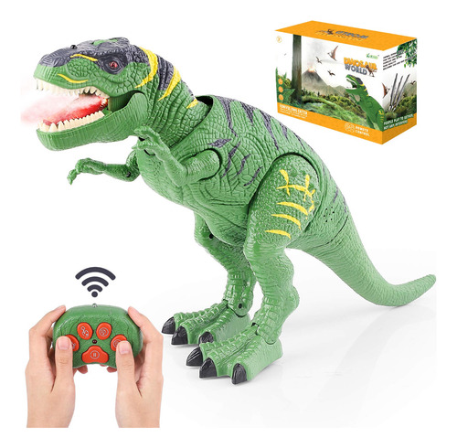 Dino Control Remoto Con Luz Led Para Niños De 3 5 Años