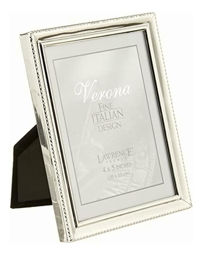 Lawrence Frames 11645 Polished Silver Plate Picture Frame,