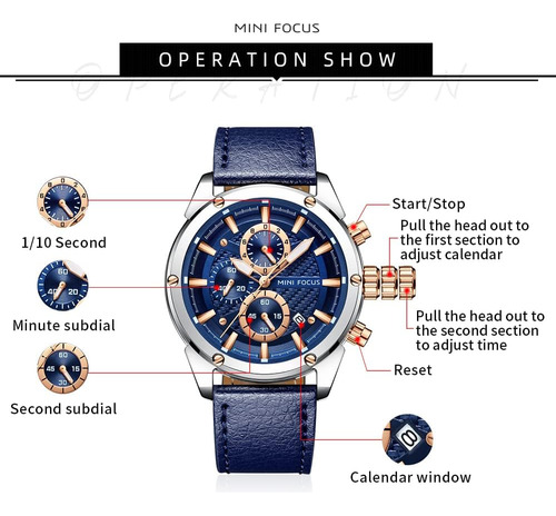 Mf Mini Focus Reloj Para Hombre Relojes De Pulsera Informale
