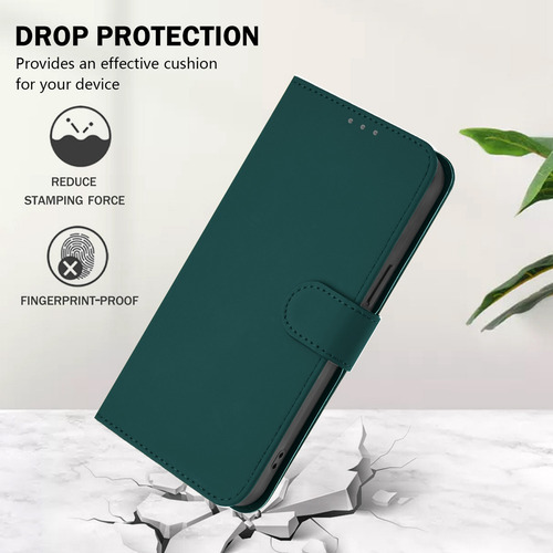 Funda De Piel Tipo Cartera Para Teléfono Qukitel C57 Pro