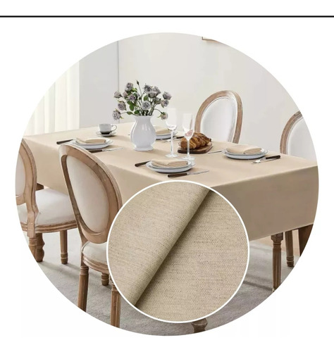 Mantel Textil Impermeable Pack 2.80 X 2.20 + 2.20 X 2.00 Arena