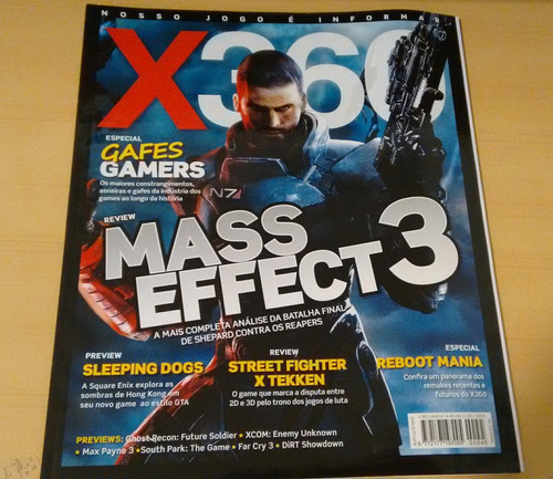 Xbox 360 - 4 Revistas - Mass Effect 3 - Gears Of War 4