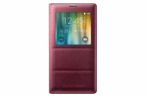 Protector Flip Cover S-view 100% Original Samsung Note 4