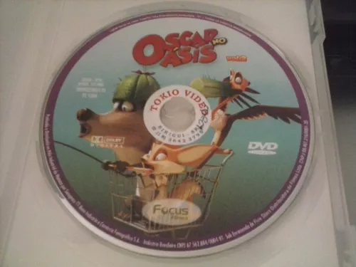 DVD Animação Oscar no Oasis Volume 3 (Original, Novo e Lacrado