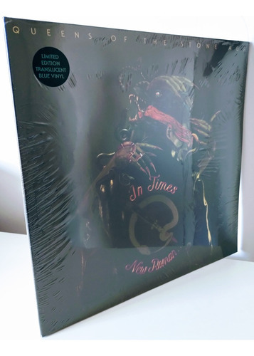 Lp Queens Of The Stone Age In Times New Roman - Blue Vinyl