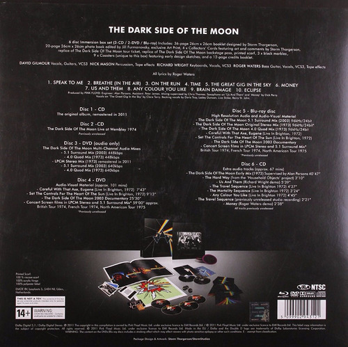 Pink Floyd - Dark Side Of The Moon - Immersion Set - Sellado