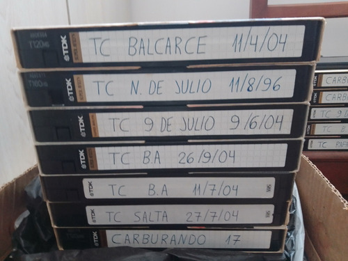 Compro Vhs Grabados Tv Deporte Futbol Basquet Automovilismo (Usado)