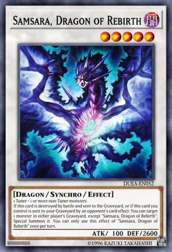 Samsara, Dragon Of Rebirth - Super Rare    Duea