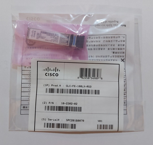 Cisco Glc-fe-100lx-rgd Original