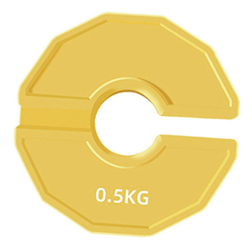 Suministros De Gimnasia De Gimnasia De Goma 0,5 Kg Amarillo