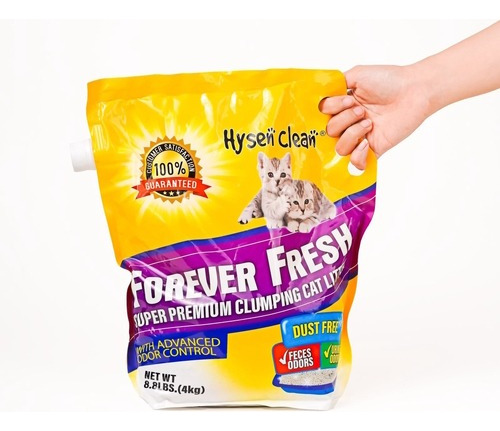 Aglomerante Forever Fresh Cat Litter Sand 32kg (sin Aroma)