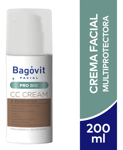 Imagen 1 de 2 de Bagovit Facial Pro Bio Crema Multiprotectora Perfeccionadora