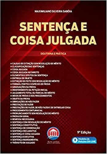 Sentença E Coisa Julgada - 9a. Ed