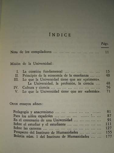 Misión De La Universidad. José Ortega Y Gasset.
