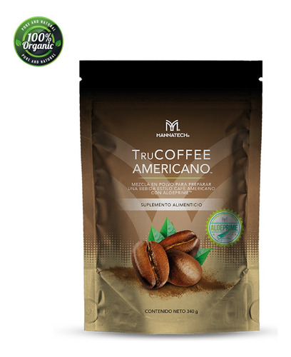 Trucoffee Americano Suplemento Premium Control De Peso 340g