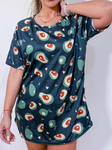 Remeron Animado Palta Aguacate Oversize