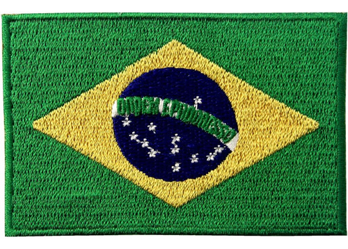 Parche Coser O Planchar Emblema Nacional De Brasil Bord...