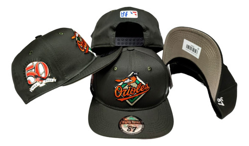 Gorra, Cachucha Plana Baltimore Orioles Mlb Snapback