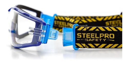 Imagen 6 de 10 de Gafas De Seguridad Steelpro - Spy Flex Dual Clara