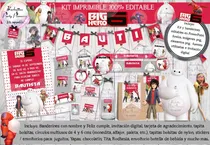 Comprar Kit Imprimible Candy Bar Grandes Heroes 100% Editable
