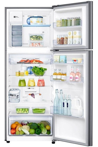 Heladera inverter no frost Samsung Top Mount RT38K598 easy clean steel con freezer 368L 220V