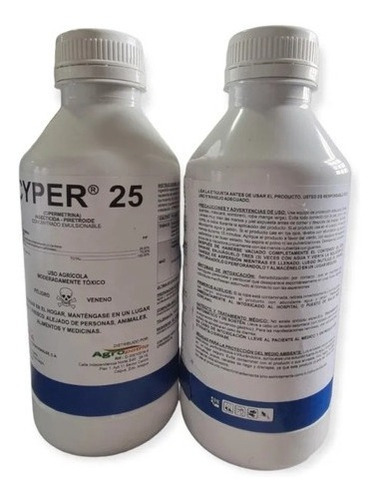 Cyper 25 Cipermetrina Insecticida Piretroide Tabaco Maíz 1l