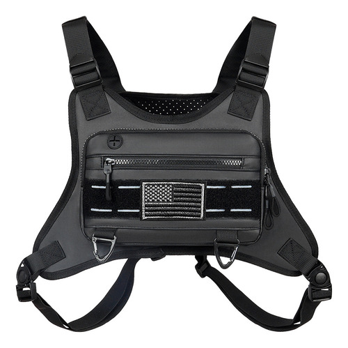 Mochila Frontal Para Pecho, Transpirable, Deportiva, Reflect