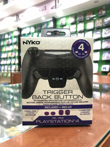 Imagen 1 de 4 de Trigger Back Button Ps4 Gatiilos O Botones Extra Marca Nyko