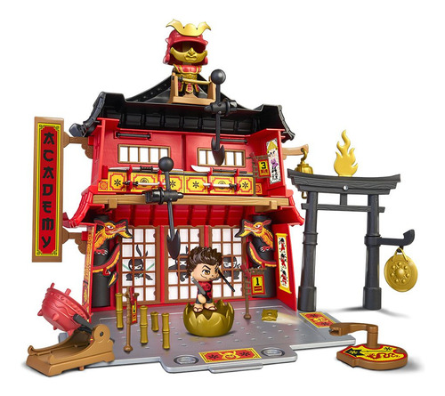 Pinypon Action Academia Ninja + 45 Accesorios + Figura Ninja