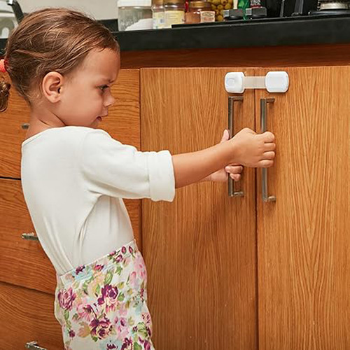 Cerraduras Seguridad Para Niños Ajustable Para Frigoríficoajustables Y Flexibles Para Niños Y Bebéscajones, Muebles, Frigoríficos
