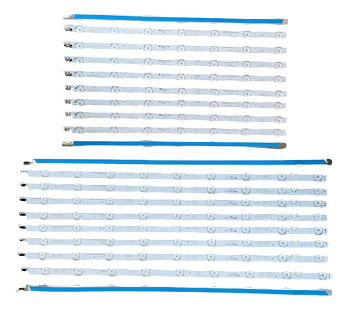 Kit Barras De Led Compativel Samsung Ue60f6400 Un60f6100