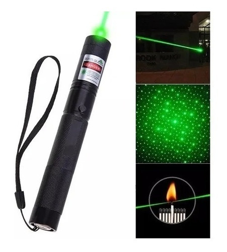 Puntero Laser Verde Astronómico Batería 10.000 Mw