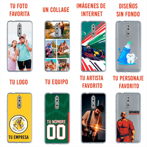 Funda Para Nokia 8 Personalizada Con Tu Foto Imagen Favorita