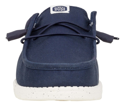 Hey Dude Wally Slip Stretch Canvas Navy Hombre